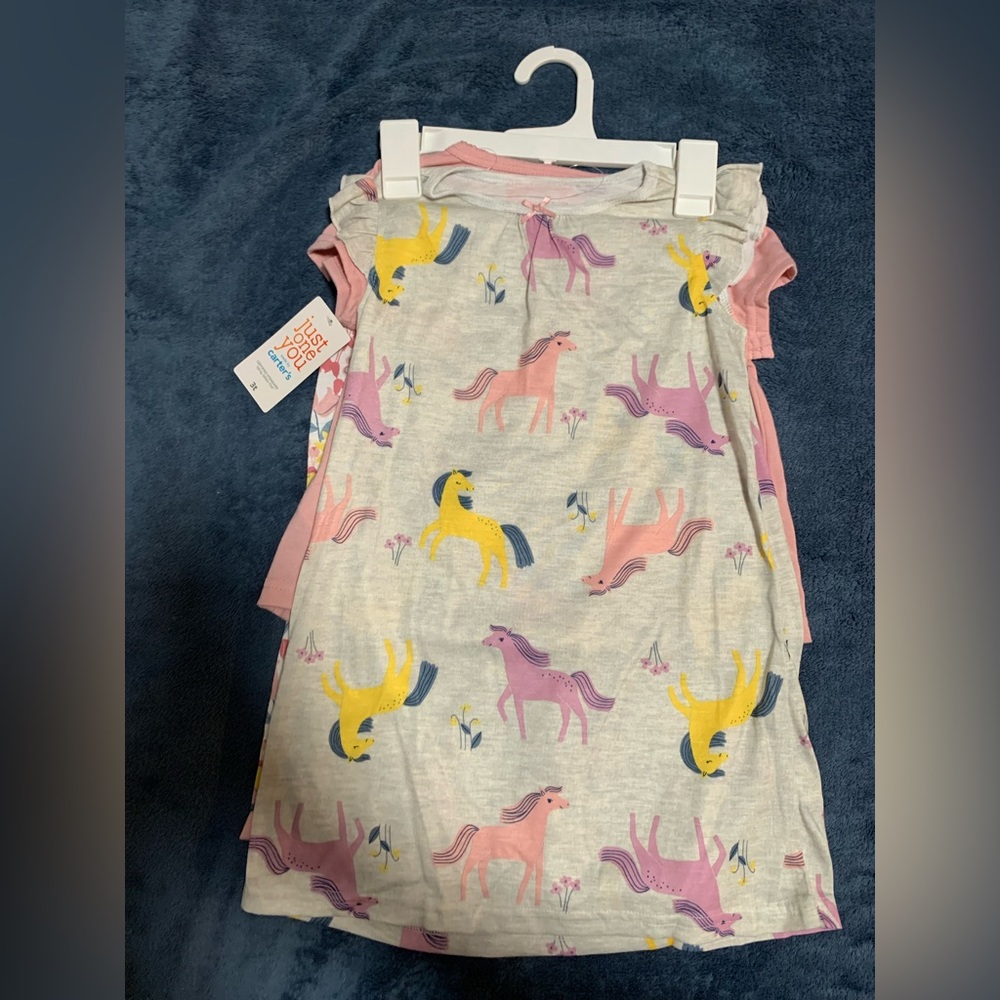 Carters Girls Pjs Set